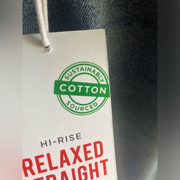 Celebrity Pink The Retro Jeans 22 Medium Blue Relaxed Straight High Rise NWT - Picture 5 of 11